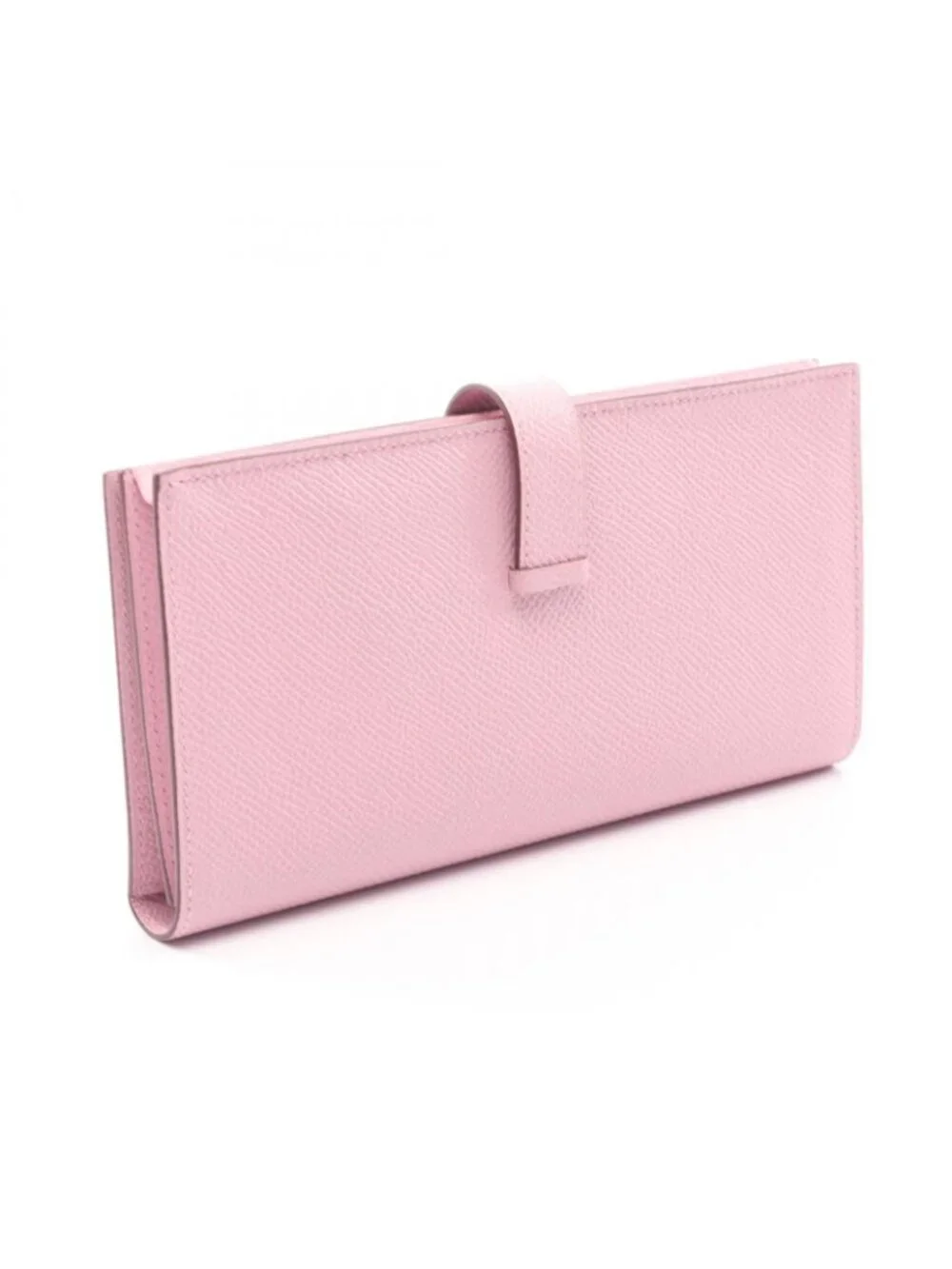 Hermes Bifold Wallet Bearn Soufflet Mauve Sylvestre